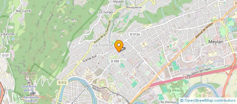 localisation de l'entreprise GOTA  LA TRONCHE