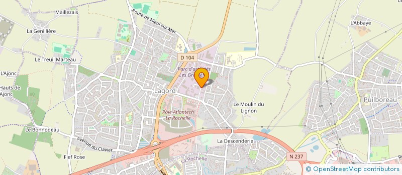 localisation de l'entreprise GOTAC PRESSE  LAGORD