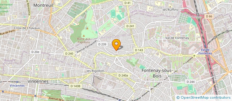 localisation de l'entreprise GOTAM REAL ESTATE à FONTENAY-SOUS-BOIS