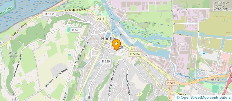 localisation de l'entreprise GOTANE à HONFLEUR