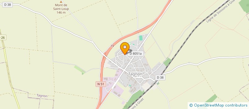 localisation de l'entreprise GOTAO  TAGNON