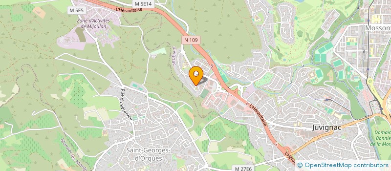 localisation de l'entreprise GOTAS  JUVIGNAC