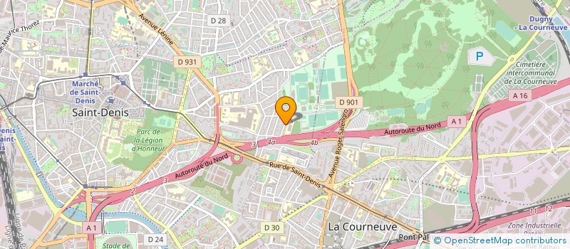 localisation de l'entreprise GOTECH à SAINT-DENIS