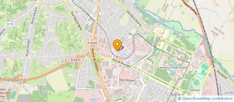 localisation de l'entreprise GOTECHNIQUE à OLIVET