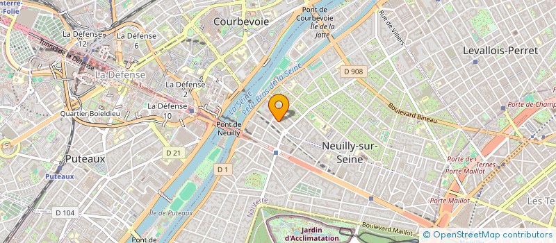 localisation de l'entreprise GOTHA COSMETICS FRANCE SAS à NEUILLY-SUR-SEINE