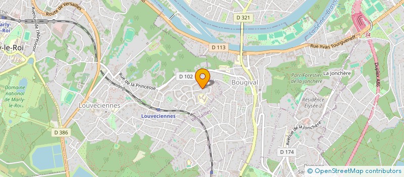 localisation de l'entreprise GOTHAM  LOUVECIENNES