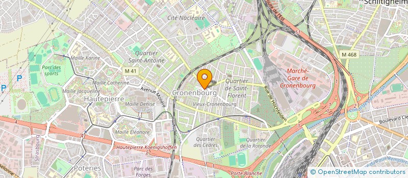 localisation de l'entreprise GOTHAM BARBER à STRASBOURG