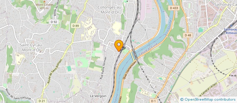 localisation de l'entreprise GOTHAM INVEST  COLLONGES-AU-MONT-D'OR