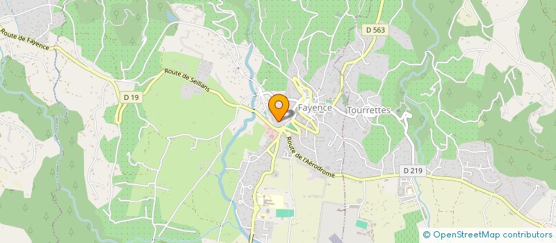 localisation de l'entreprise GOTHAM PEINTURE  MONTAUROUX