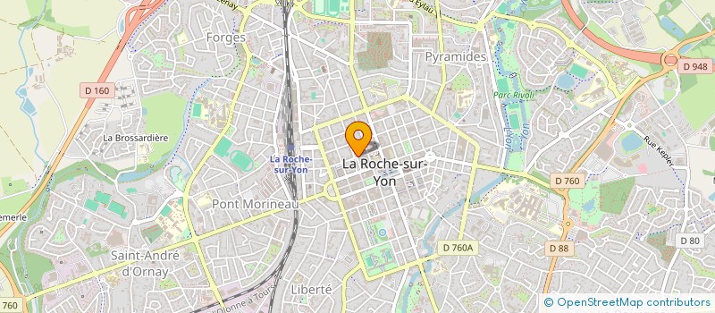localisation de l'entreprise GOTHAM-PROJECT à LA ROCHE-SUR-YON