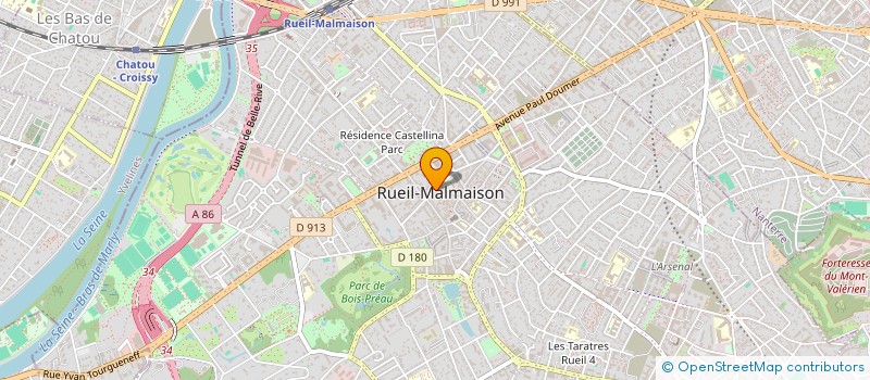 localisation de l'entreprise GOTHAM SQUARE à RUEIL-MALMAISON