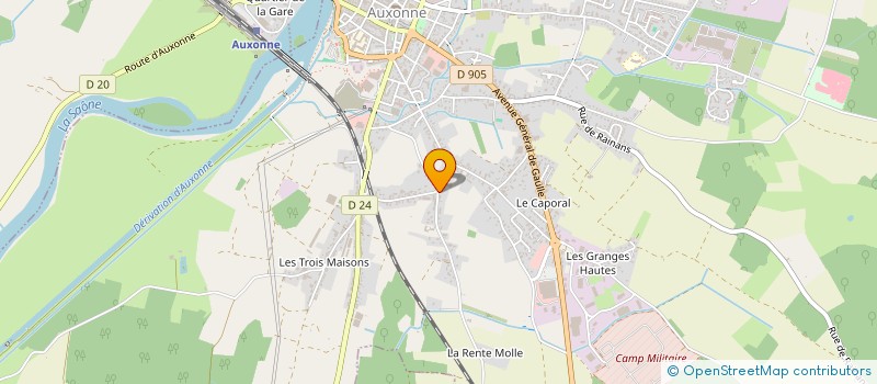 localisation de l'entreprise GOTHAM TRANSPORT  PONTAILLER-SUR-SAONE