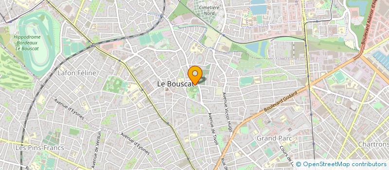 localisation de l'entreprise GOTHAM WEST DEVELOPPEMENT à LE BOUSCAT