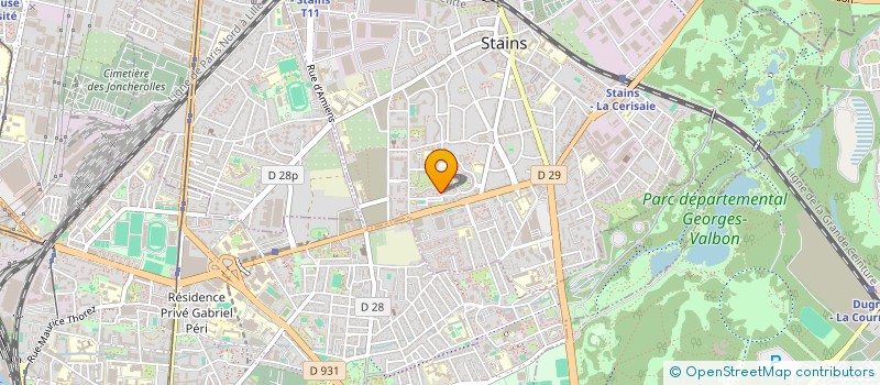 localisation de l'entreprise GOTHEM IMMOBILIER à STAINS