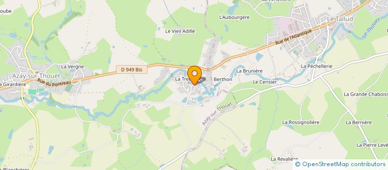 localisation de l'entreprise GOTIA  AZAY-SUR-THOUET