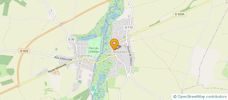 localisation de l'entreprise GOTIE SAS  PONT-NOYELLES