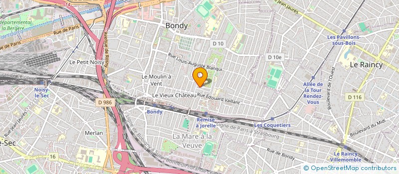 localisation de l'entreprise GOTOFORMA à BONDY