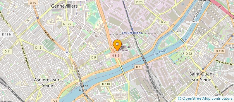 localisation de l'entreprise GOTRANS à ASNIERES-SUR-SEINE