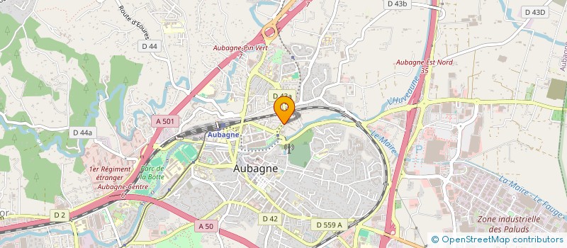 localisation de l'entreprise GOTRANSPORTS à AUBAGNE