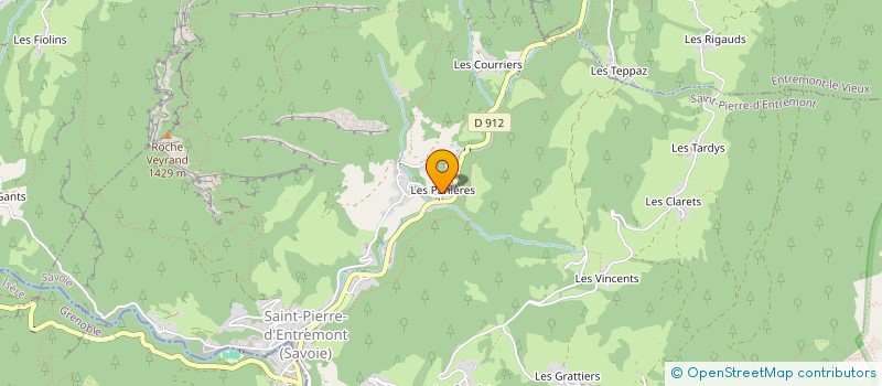 localisation de l'entreprise GOTTELAND-LOOF ET ASSOCIES à SAINT-PIERRE-D'ENTREMONT