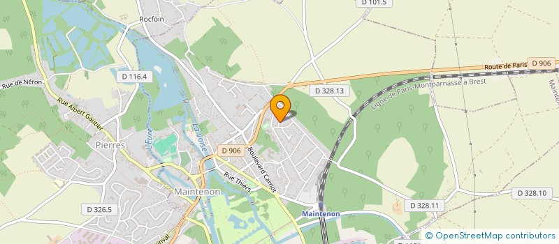 localisation de l'entreprise GOTTELINE à MAINTENON