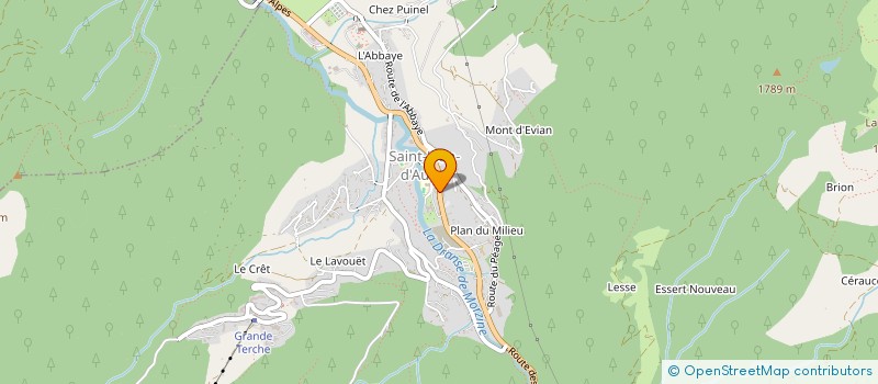 localisation de l'entreprise GOTTI FERRERE  SAINT-JEAN-D'AULPS