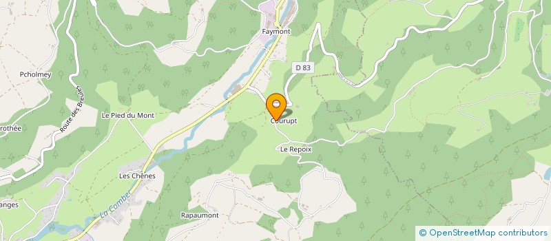 localisation de l'entreprise GOTTI JEANMAIRE TP à LE VAL D AJOL