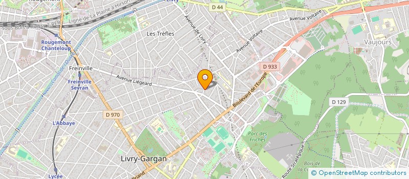 localisation de l'entreprise GOTTING ET JACOB à LIVRY-GARGAN