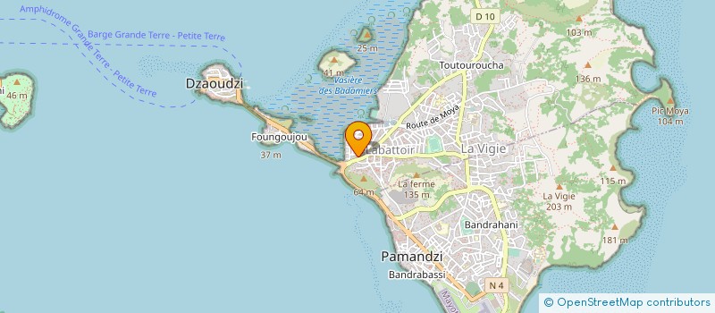 localisation de l'entreprise GOU CYBERSTART à DZAOUDZI