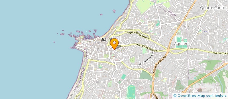 localisation de l'entreprise GOUAILLARD à BIARRITZ