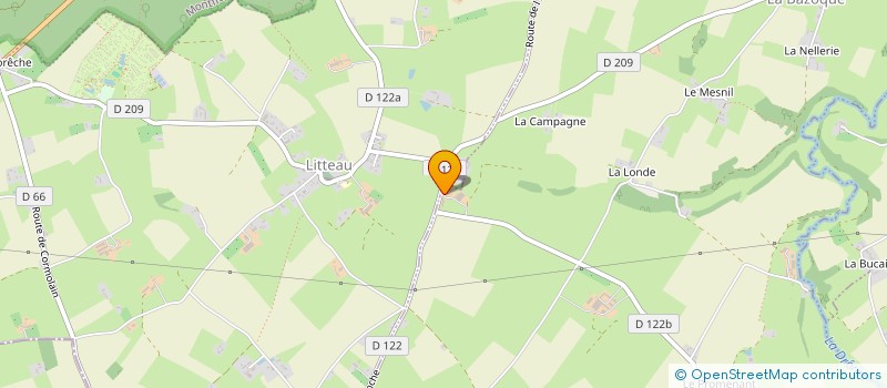 localisation de l'entreprise GOUAST-DELAHAYE INDIVISION  LITTEAU