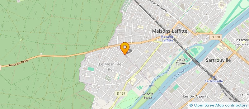 localisation de l'entreprise GOUAUD RENOVATIONS 78  MAISONS-LAFFITTE