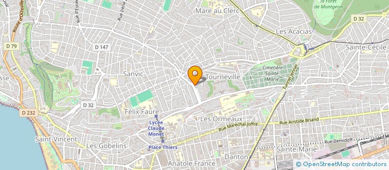 localisation de l'entreprise GOUBERT à LE HAVRE