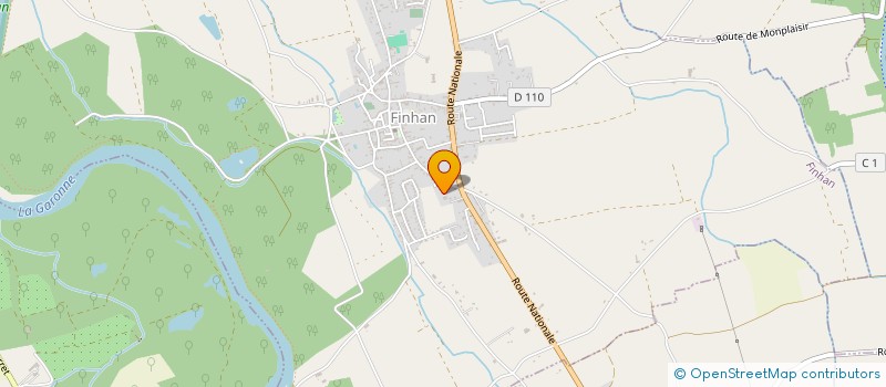 localisation de l'entreprise GOUBET  FINHAN