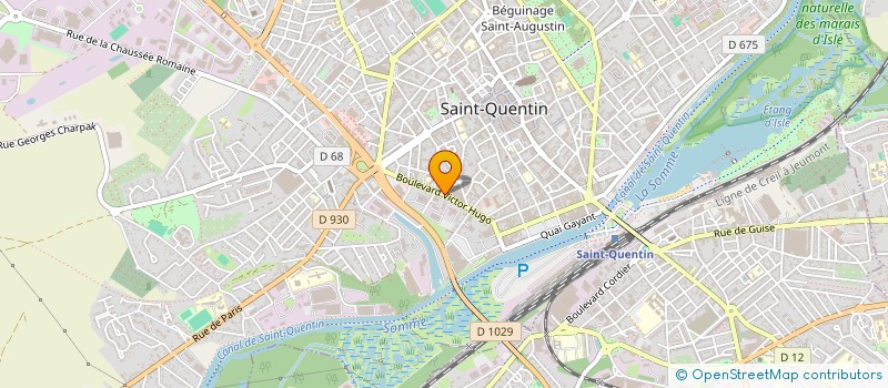 localisation de l'entreprise GOUBET ET CIE à SAINT-QUENTIN