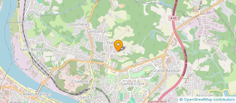 localisation de l'entreprise GOUBET HOLDING à BAYONNE