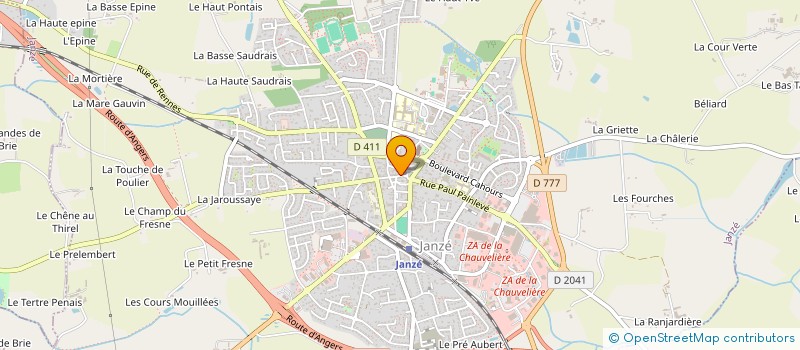 localisation de l'entreprise GOUBILL  JANZE