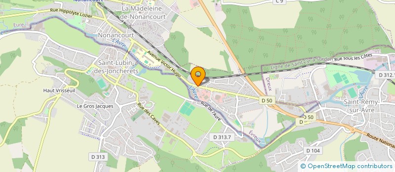 localisation de l'entreprise GOUBIN CROTEAU  NONANCOURT