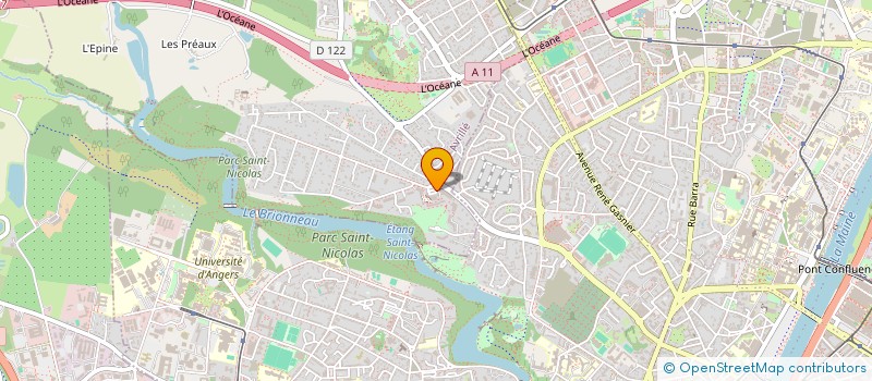 localisation de l'entreprise GOUBIN JAUNET à AVRILLE