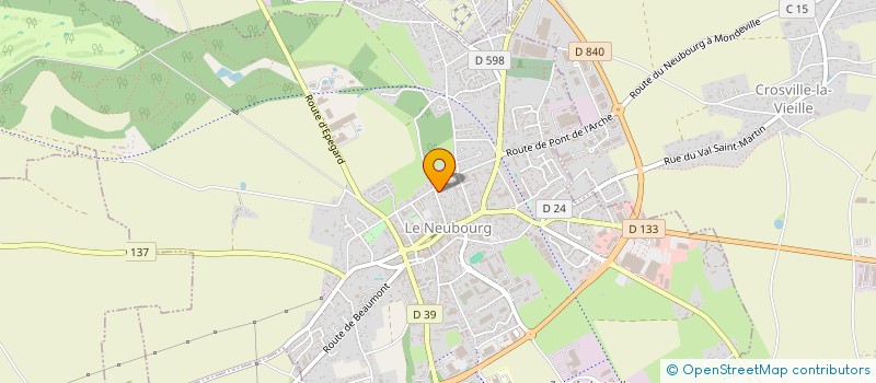 localisation de l'entreprise GOUCHEN  LE NEUBOURG