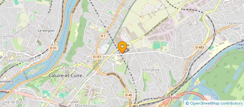 localisation de l'entreprise GOUD'ART AMENAGEMENT  CALUIRE-ET-CUIRE