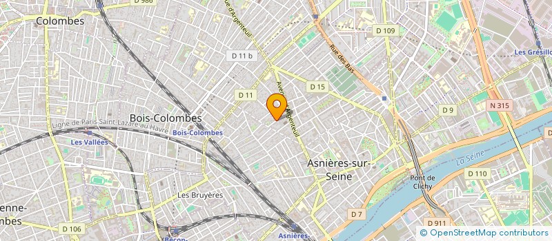 localisation de l'entreprise GOUD GUYS  ASNIERES-SUR-SEINE