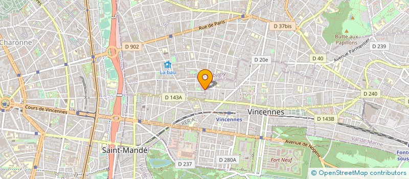 localisation de l'entreprise GOUDARD                       GEORG à MONTREUIL