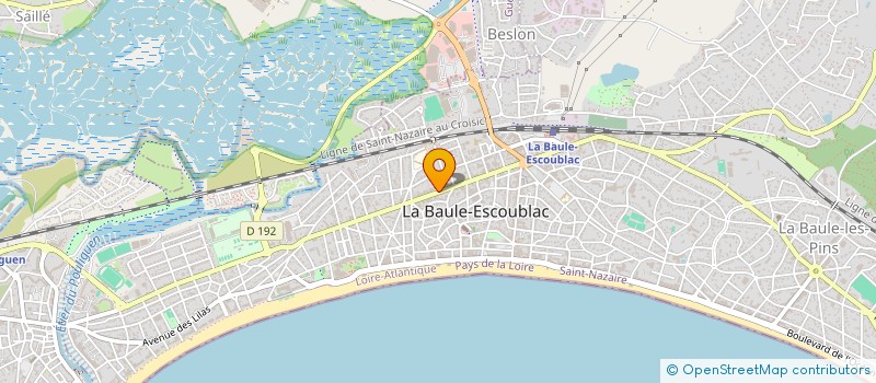 localisation de l'entreprise GOUDE GYM à LA BAULE-ESCOUBLAC