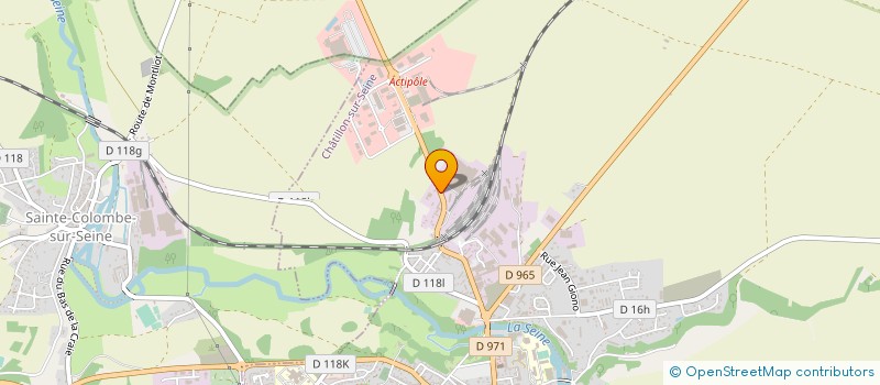 localisation de l'entreprise GOUDET ENERGIES à CHATILLON-SUR-SEINE