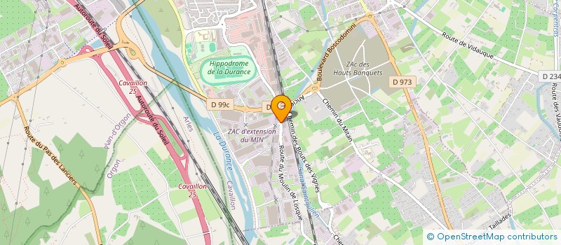 localisation de l'entreprise GOUDET FERRIER  CAVAILLON