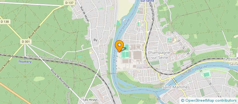 localisation de l'entreprise GOUDIFA CHRISTIAN  CHAMPAGNE SUR SEINE