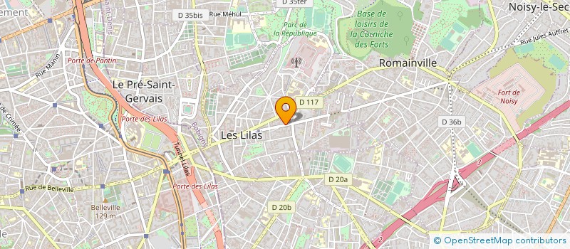 localisation de l'entreprise GOUDJIL CHERIF ET MEHENNA à LES LILAS