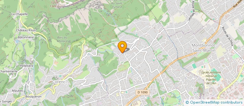 localisation de l'entreprise GOUDLOC  MEYLAN