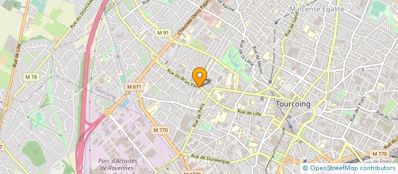 localisation de l'entreprise GOUDRON ET DECUYPER SARL à TOURCOING